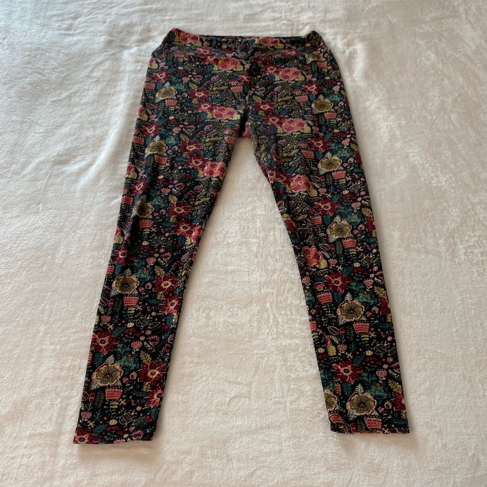 Forest Floral Lularoe OS Leggings